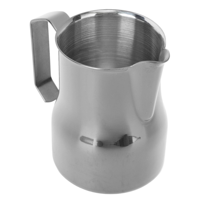 Milk Frother Cup 350ml 304 Stainless Steel Pointed Mouth Foaming