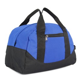 DALIX 12" Mini Two Tone Duffle Bag in Royal Blue