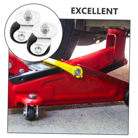 VORCOOL 2pcs Hydraulic Jack Accessories Floor Jack Parts Replacement Parts Trolley Floor Jack Wheel Dual Pump Jack Parts Floor Jack Repair Car Floor Jack Repair Car Accessories Steel