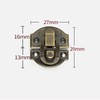 30PCS Iron Box Latch,Toggle Catch Latch Clasp,Antique Brass Decorative Hasp,Jewelry