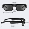 LVTEL LVTEL Smart Glasses, Polarized Bluetooth Sunglasses, Built-in Mic &