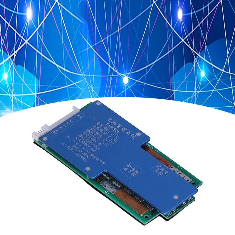 Battery Protection Board 80A Lithium Battery Charging Controller with Collection