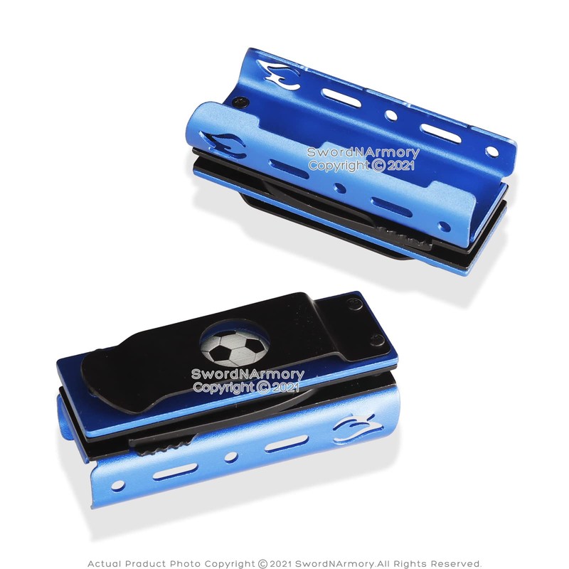 Munetoshi Ball 1.75” Blade Pocket Knife Lighter Holder Blue