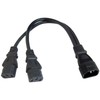 UPS Server C14 to 2 x C13 Y Splitter Adapter