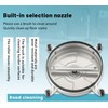 14" Pressure Washer Surface Cleaner with 4 Wheels - Stainless