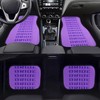 Universal JDM Bride Purple Racing Fabric Floor Mats Interior Carpets