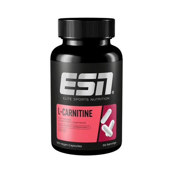 ESN L-Carnitine Caps, 120 Capsules, 3000 mg L-Carnitine L-Tartrate per