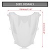 Windshield WindScreen Double Bubble for CBR600RR 2005-2006 (Clear)
