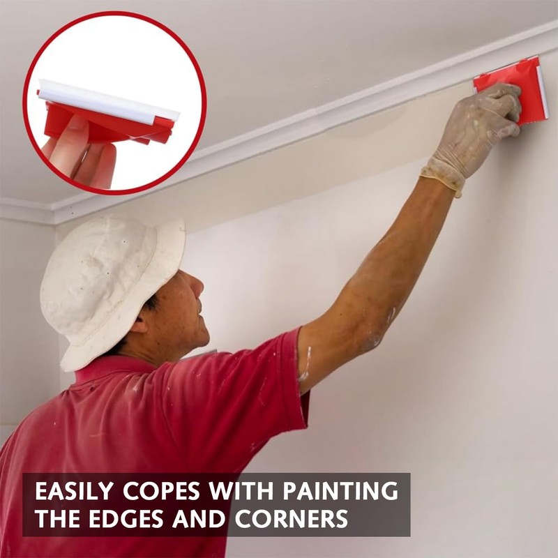 Paint Edger Tool,Multifunctional Paint Edging Trimmer with 2 Replacement Pads,Edge
