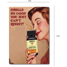 Unbranded Vintage Retro Hoppe's  Tin Sign door Wall Decor Metal Bar Plaque Pu Home shop