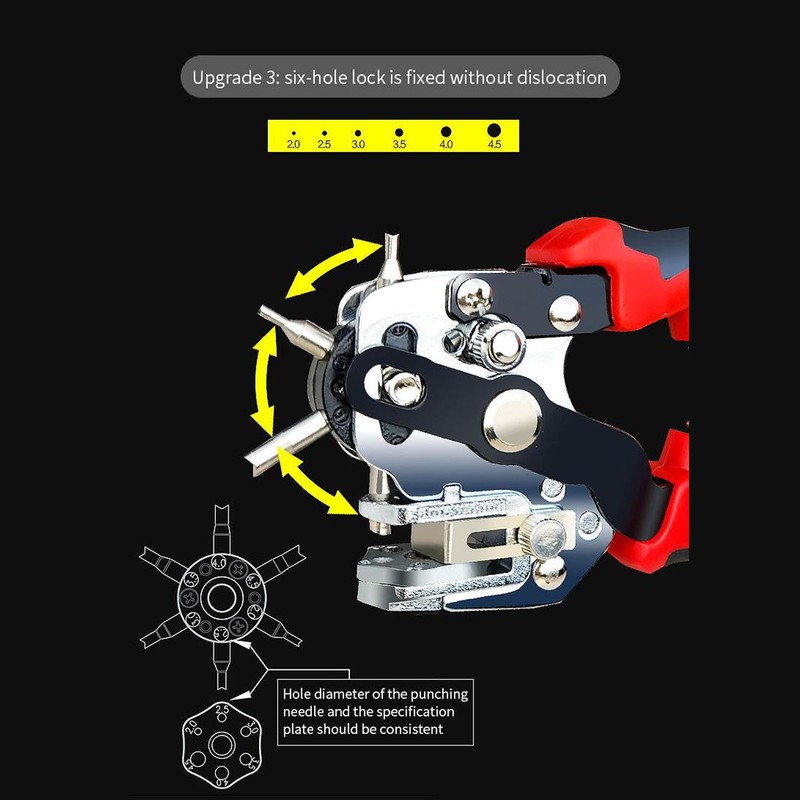 Leather Hole Puncher Punch Plier for Belts Watch Bands Handbag