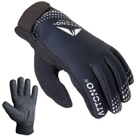 ATTONO Winter Cycling Gloves with Waterproof Membrane and Touchscreen Function XS