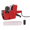 Price Label Gun Small Tag Sticker Maker Machine Red with