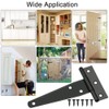 2 Pack Heavy Duty T-Hinges 8 Inch (200mm), Tee Hinge