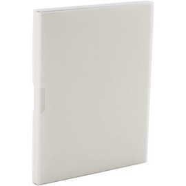 Nakabayashi cotto A-COP2L-480-W Black Mount Photo Album Welded Type / 2L / 2 Tier Pocket Mat White