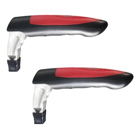 2 Stück Stützgriff Auto Ausstiegshilfe, Multifunktional Einstiegshilfe Auto Griff, Auto Ausstiegshilfe Griff Senioren, Einstiegshilfe Auto Für Autotüren Wohnmobiltüren Lkw-Türen (Rot)