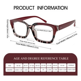 JOSCHOO 3 Pack Oprah Style Reading Glasses Blue Light Blocking Square Computer Spring Hinge Readers for Women Men (3 Mix-2, 2.25, x)