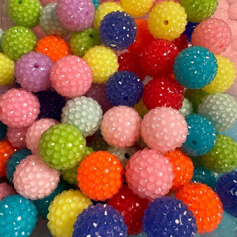 (RH3) 10pc - 20mm Rhinestone Bead for Pen:_Jelly