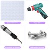 ZeriLion 5Pcs Magnetic Drywall Screw Setter Bit Set - 50mm