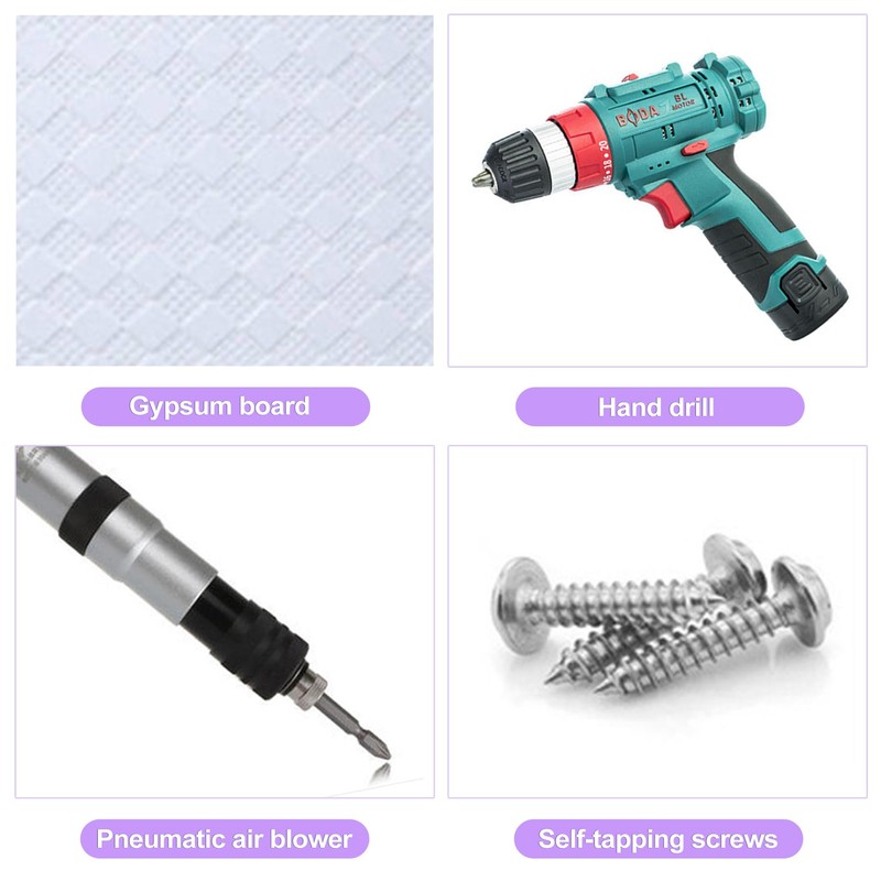 ZeriLion 5Pcs Magnetic Drywall Screw Setter Bit Set - 50mm