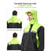 ProHydra Mens Rain Suits with Air Vents Reflective Stripes Waterproof