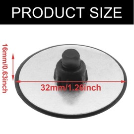 Tailgate Glass Plug Cover 32 mm Blind Plug Decorative Screw Rear Window Wiper Cover Glass Stopper Rear Window Wiper Antenna Cover Tailgate Wiper Arm