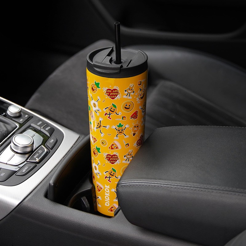 BJPKPK 18-34oz Insulated Stainless Steel Tumbler Cup with Lid and
