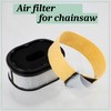 AERZETIX - C73038 - Air Filter for Chainsaw - Compatible