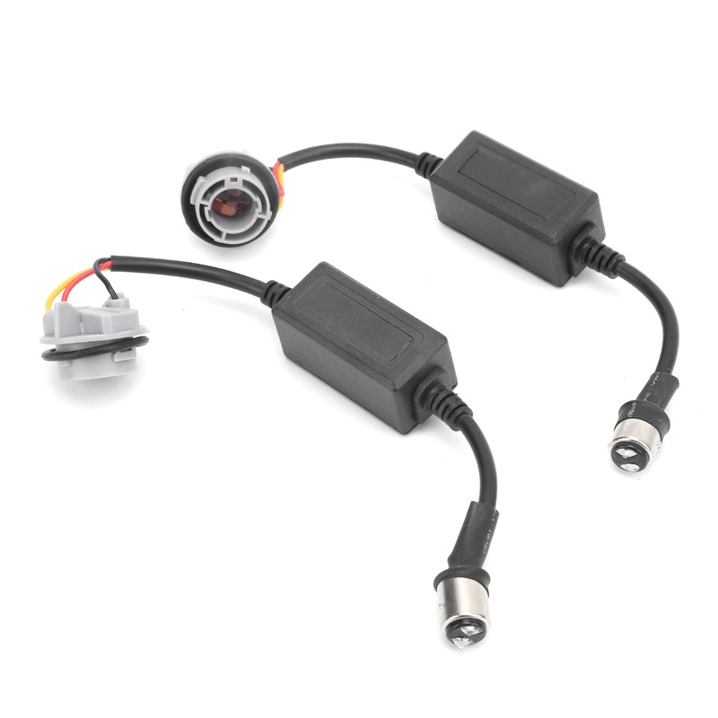 2pcs 1157 LED Decoder 5W 12-24V Load Resistor Flash Warning