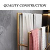 NEICELLE 3 Tier Standing Towel Rack - Extra Wide Large