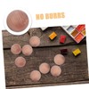 DOITOOL Wooden Round Ball Unfinished Natural Wood Craft Accessory for