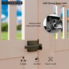 HILLMASTER Double Sided Gate Latch for Wooden Fence,Heavy Duty Swinging