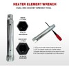 DROMIX Water Heater Elements, 2 PCs Pack 4500W/240V, the Pack