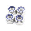 binifiMux 4pcs 304 Stainless Steel M16 x 2.0mm Nylock Nylon