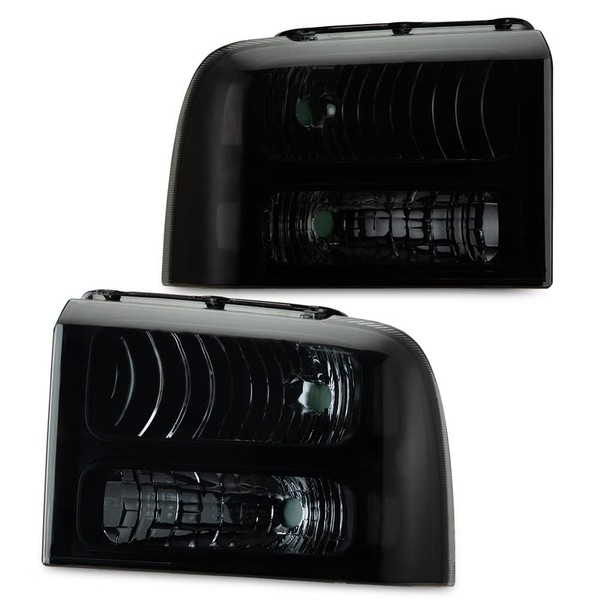 G-PLUS Headlights Assembly, Compatible with 2005 2006 2007 Ford F250
