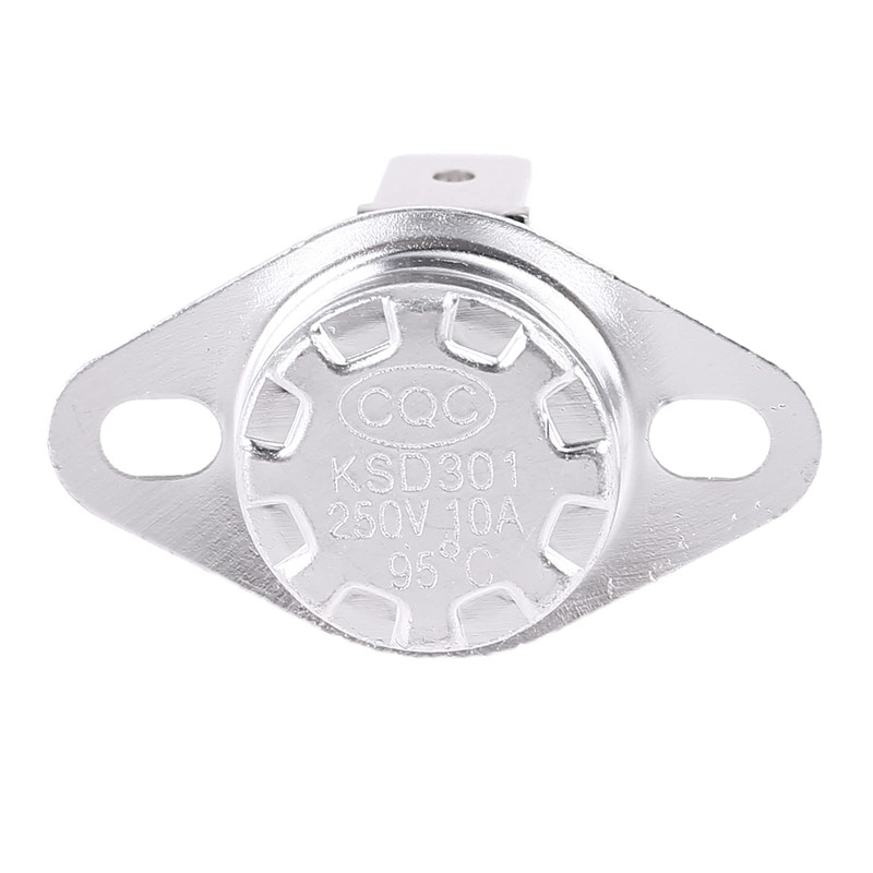 PURPLELILY KSD301 250V 10A 95°C NC Temperature Controlled Switch Thermostat