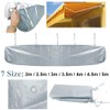 Kisbeibi Patio Awning Canopy Shelter Protective Waterproof Winter Storage Cover(size:4m)