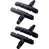 BBB Cycling BBS-16 TriStop Bike Brake Shoes, Compatible with V-Brake