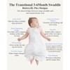 KIDIRA Transition Swaddle, Baby Swaddles 3-6 Months 12-18lb Breathable Back