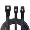 AoQhir Slim SAS SFF 8654 8i to Dual Mini SAS