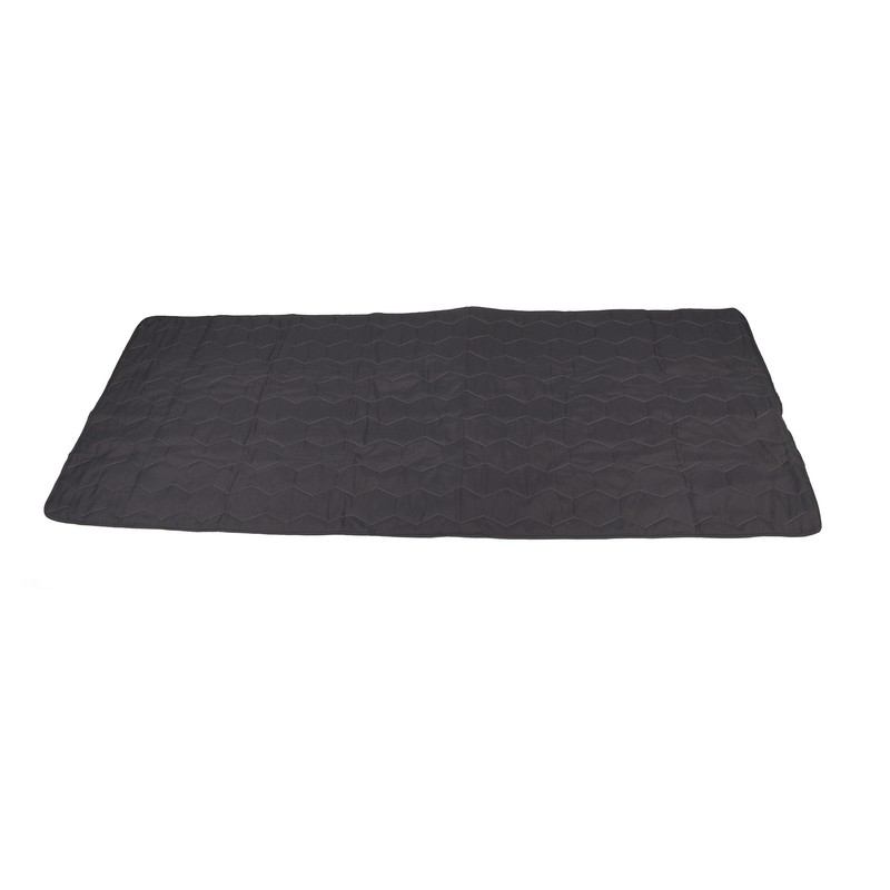 Waterproof Mattress Protector Dark Grey Anti Slip Honeycomb Large Size