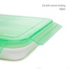 Square Lunch Container, 3 Compartments
