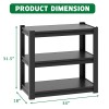 Aquarium Stand Metal 3 Tier Rack 20-30 Gallon Adjustable Heavy
