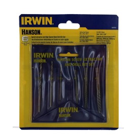 Irwin Hanson 53700 6 Piece Spiral Screw Extractor & Drill Bit Set