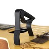 WINGO Pro Ukulele Capo for Soprano Concert Baritone, Black.