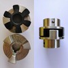 sourcing map 8pcs L75 Jaw Coupling Insert, Flexible Solid Type