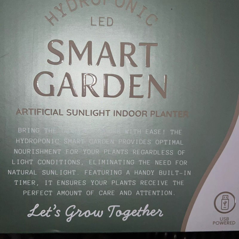 Xo Poppy Hydroponic Smart Garden Artificial Sunlight LED Smart Planter