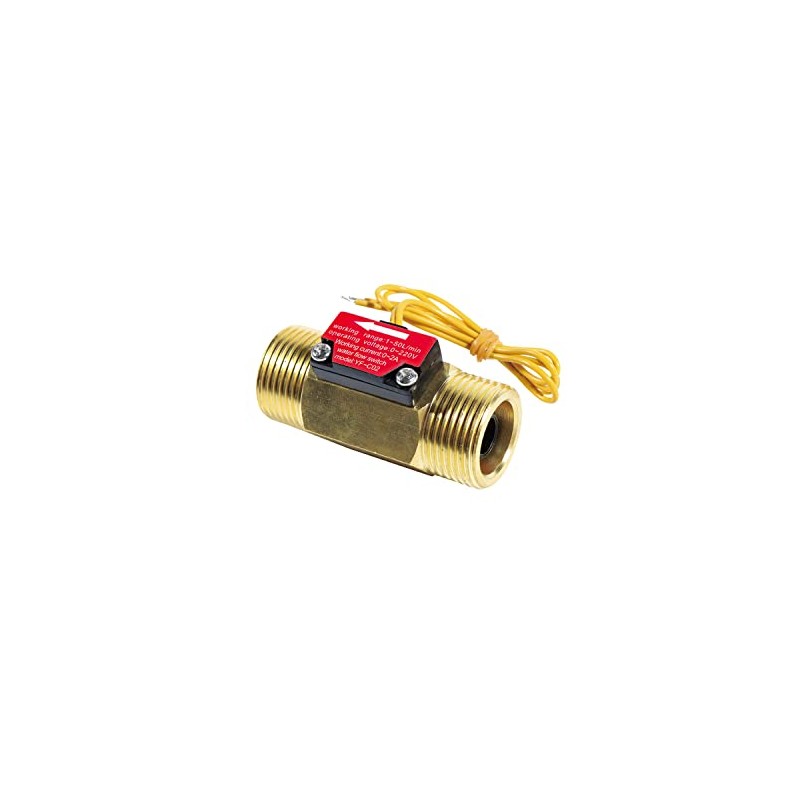 GREDIA G3/4" Hall Effect Liquid Water Flow Switch Control Flowmeter