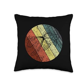 Fancy Goldfish Lovers and Enthusiasts Apparel Vintage Goldfish Tank Keeper Aquarium Fish Pond Bowl Gift Throw Pillow, 16x16, Multicolor