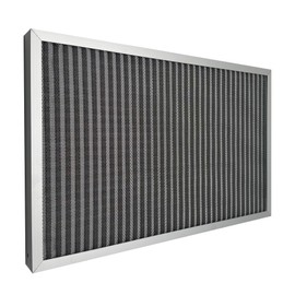 Washable Air Filter(12" x 24" x 2"), Aluminum Electrostatic Air Filter for Furnace and Central Air Conditioner (Actual Size: 11.7" x 23.7" x 1.8")
